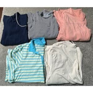 Lot of 5 Tops Womens 3XL Different Styles Multicolor